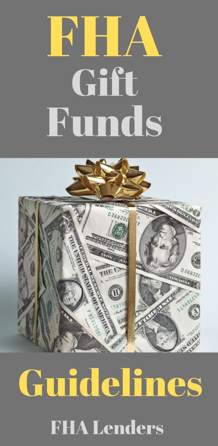 FHA Gift Funds Guidelines 2024 FHA Lenders