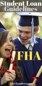 fha student loan guidelines